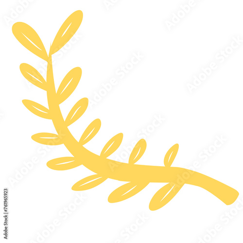 gold laurel wreath