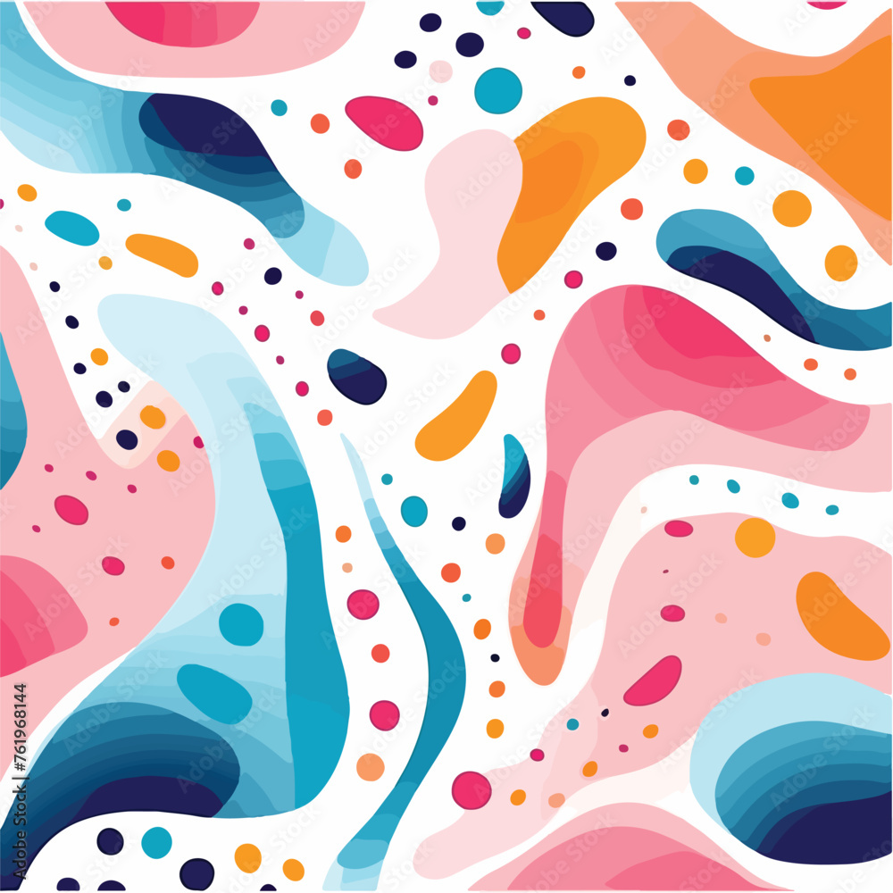 Vector background with colorful pattern. 