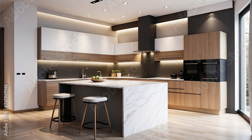 Kitchenroom Interior Design with various types and styles of decoration