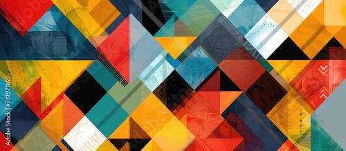 Abstract Geometric Patterns for Design Projects and Colorful Artworks