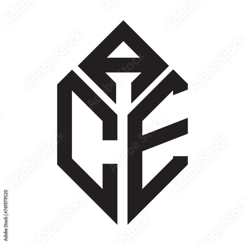 ace letter logo design. ace creative initials letter logo concept. ace letter design.
