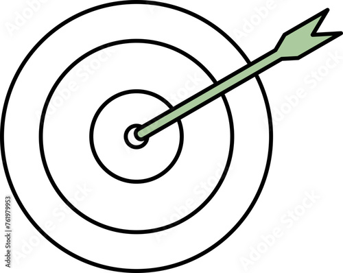 Target arrow illustration photo