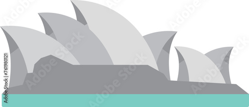 Sydney opera house illustration