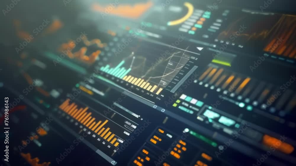 A digital dashboard displaying realtime ROI data allowing business leaders to easily track and analyze their investments and make informed financial decisions for the future.