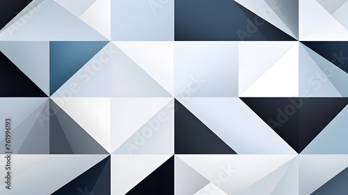 Modern Precision: Geometric Abstract Pattern with Sharp Angles and Lines, Monochromatic Palette - Ideal for Contemporary Design Projects