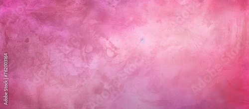 Abstract painting in pink and purple hues