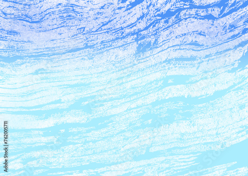 青いマーブル模様の背景イラスト