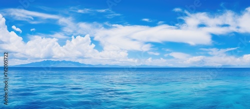 Tranquil Boat Ride on the Ocean with a Diverse View of the Sea and Sky