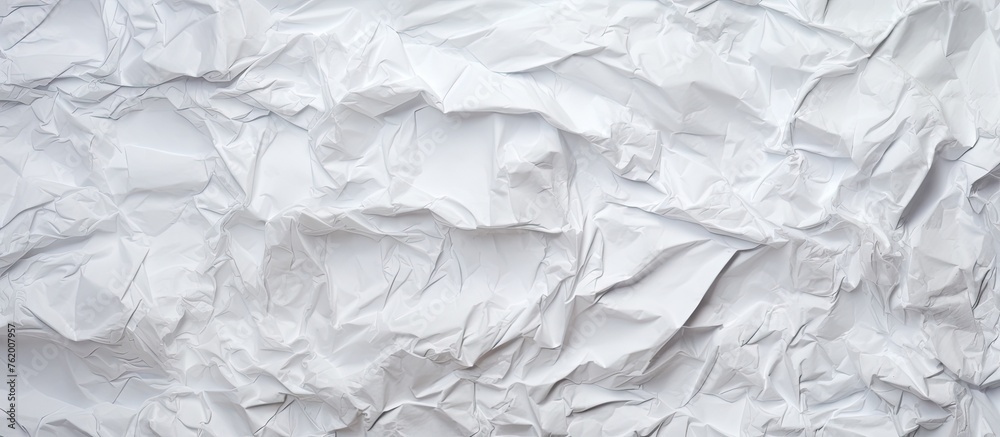 Obraz premium White paper sheet covering a wall