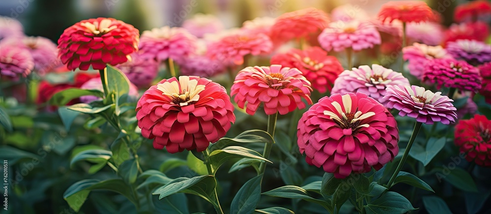 Many flowers blooming in a field Many flowers blooming in a field