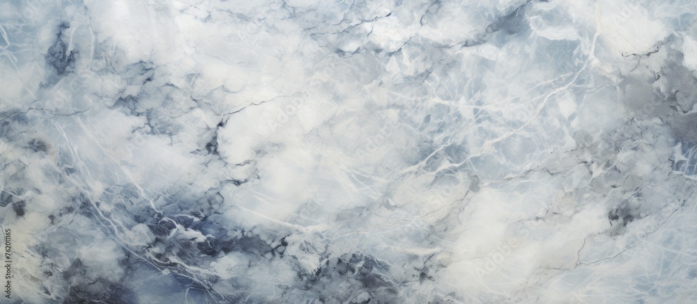 Blue and white marble background