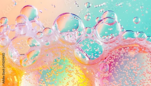 Pastel Soda Bubble Background