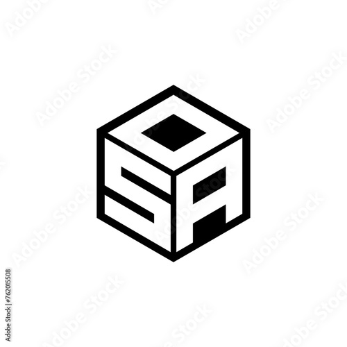 SAO letter logo design with white background in illustrator. Vector logo, calligraphy designs for logo, Poster, Invitation, etc