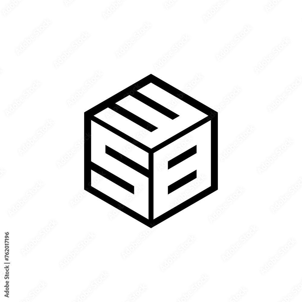 SBW letter logo design with white background in illustrator, vector logo modern alphabet font overlap style. calligraphy designs for logo, Poster, Invitation, etc.