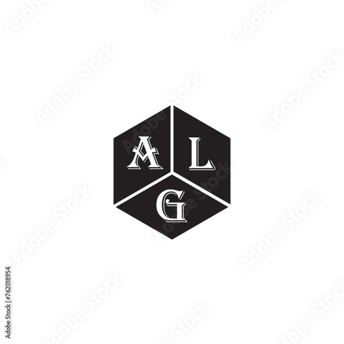 ALG letter logo design on white background. ALG creative initials letter logo concept. ALG letter design.
 photo