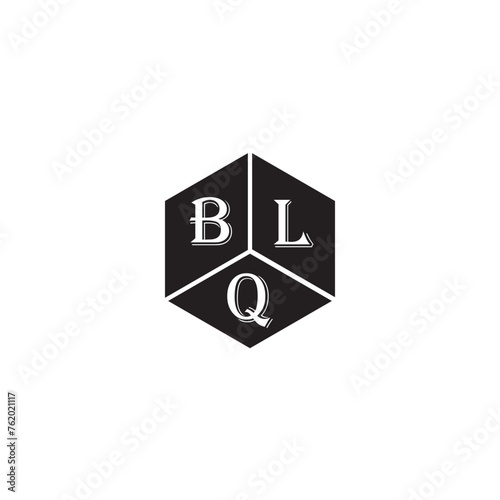 BLQ letter logo design on white background. BLQ creative initials letter logo concept. BLQ letter design. 