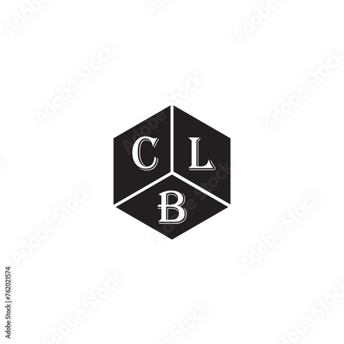 CLB letter logo design on white background. CLB creative initials letter logo concept. CLB letter design.
 photo