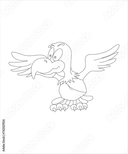 eagle coloring page 