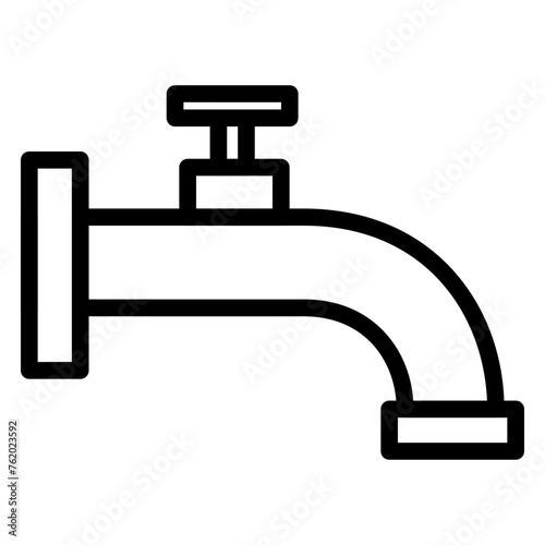 illustration of a faucet icon 
