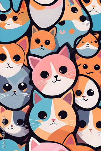 cute cats, Generative AI
