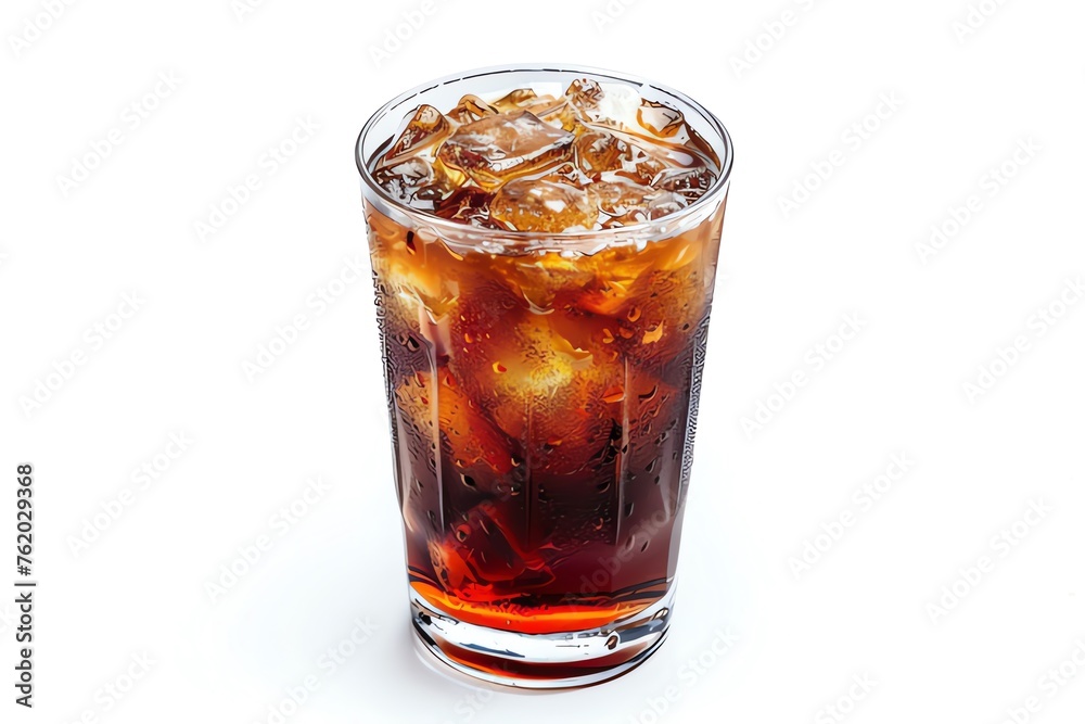 Cup of Americano isolated on white background
Cup of Americano isolated on white background