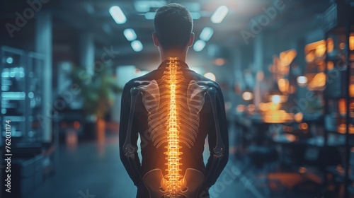 Human Body Back Pain: Augmented reality discomfort of spine trauma.