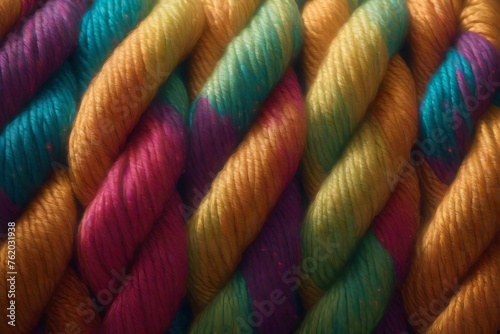 a ropes, fine hair, fabric, cloth, material, wool, thread, yarn, knitting, rope, texture, colorful, craft, textile, blue, red, pattern, color, knit, 