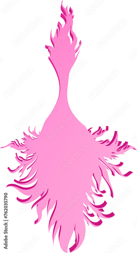 3D illustration render of abstract fire symbol of different shapes and colors on a transparent background 3D illustration render of abstract fire symbol of different shapes and colors on a transparent background