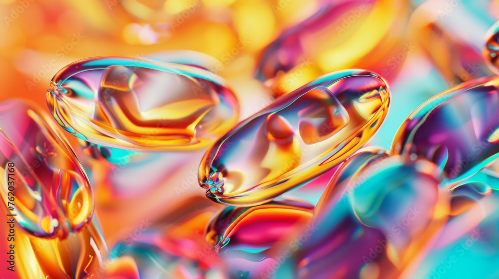 A detailed view showcasing multiple water drops in close proximity, with clear focus on their shapes and textures A detailed view showcasing multiple water drops in close proximity, with clear focus on their shapes and textures