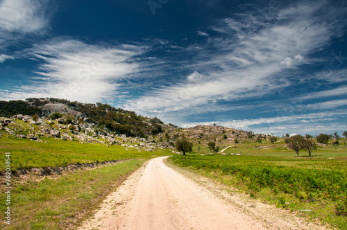 Traveling the countryside near Stanthorpe in South East Queensland, Australia