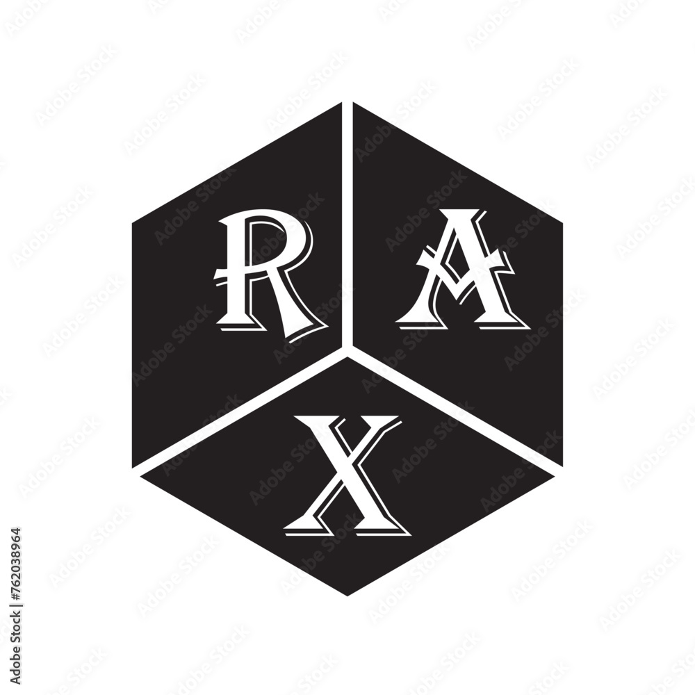 RAX letter logo design on white background. RAX creative initials letter logo concept. RAX letter design.
RAX letter logo design on white background. RAX creative initials letter logo concept. RAX letter design.