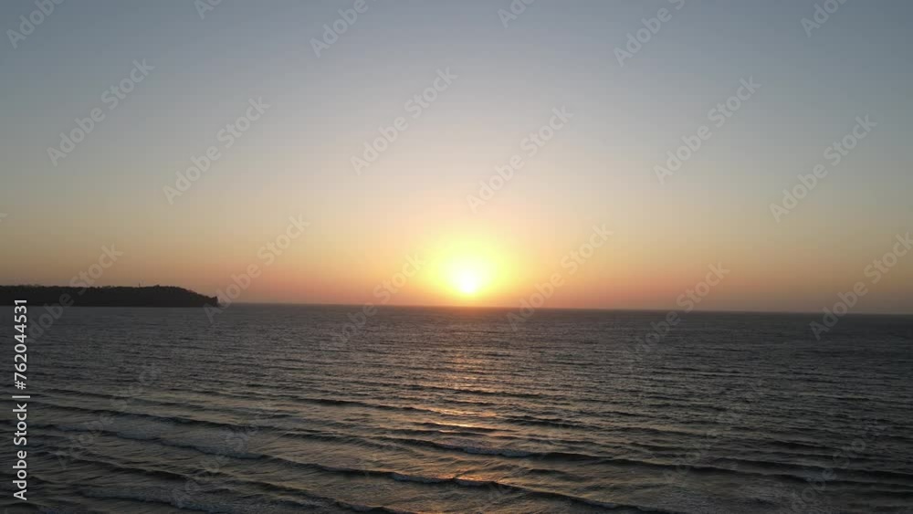 An Aerial shot of Sunset at Miramar Beach in Panjim, Goa, India
An Aerial shot of Sunset at Miramar Beach in Panjim, Goa, India