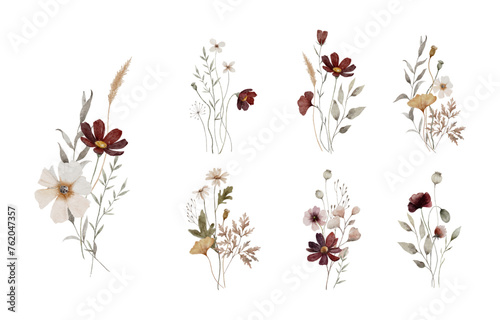 Dried Wild Flower Flower Bouquet Collection