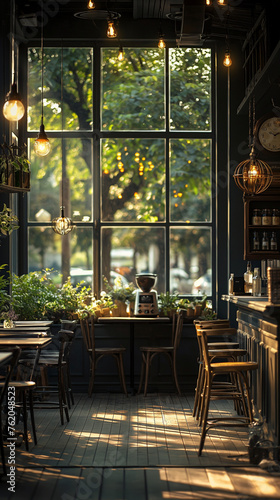 interior of a cafe