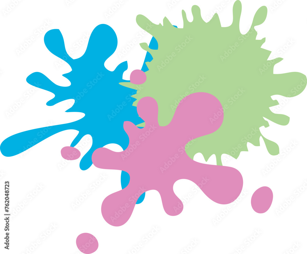 Abstract Paint Splatter Illustration Abstract Paint Splatter Illustration