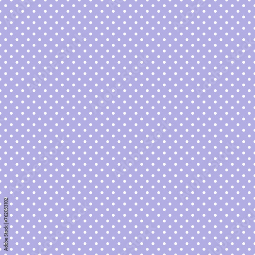 seamless white Polka dot on purple background