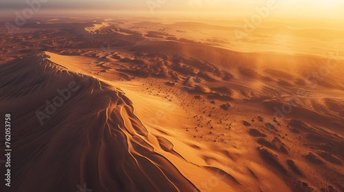 Capture the allure of the desert with an aerial view