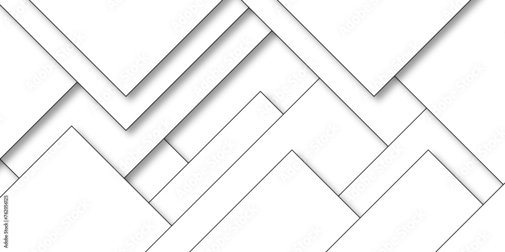 Abstract white stage with pattern of stripes, corners of paper in minimal urban contemporary style, Abstract white back groundfor advertising, design, card, poster, text. 