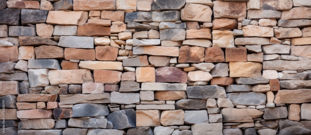 Fototapeta premium Pattern, texture, and background of natural stone.