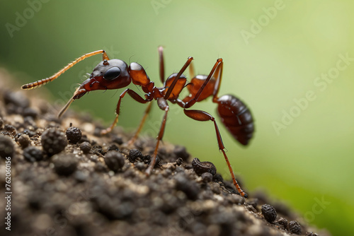 red ant close up © IOLA