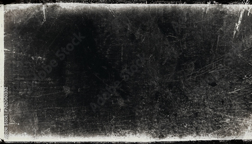 Dark scratched grunge background, old film effect, space for your text or picture  overlay  ancient texture abstract design © Uuganbayar