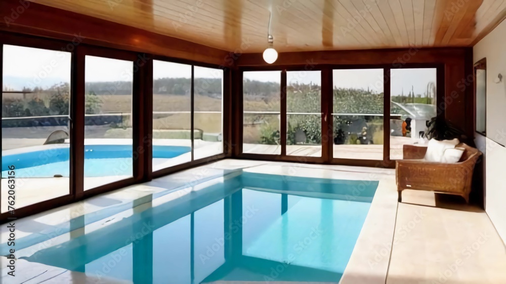Fototapeta premium luxury swimming pool