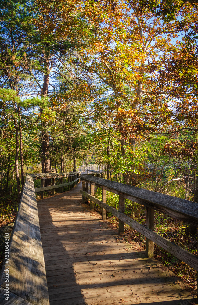 Boardwalk at Great Falls Park, National Park Service site in Virginia Boardwalk at Great Falls Park, National Park Service site in Virginia