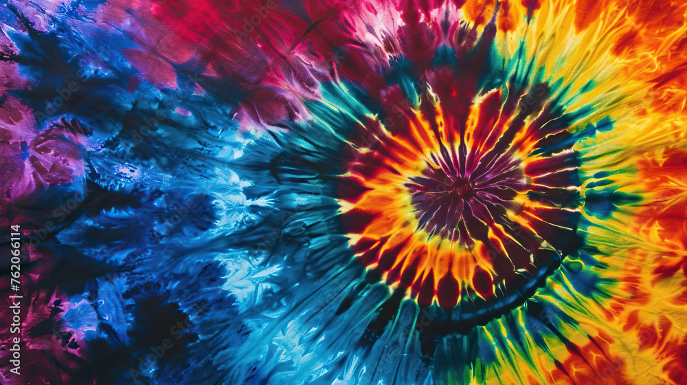 Tie dye pattern, texture. Abstract colorful background.