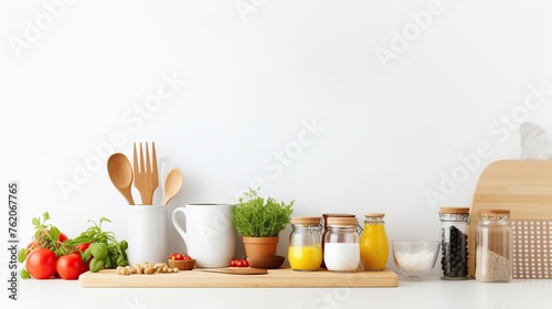 modern kitchen and kitchen equipment