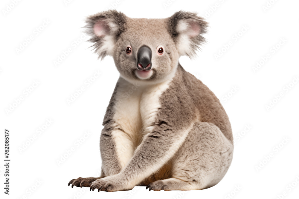 Fototapeta premium Koala isolated on transparent background.