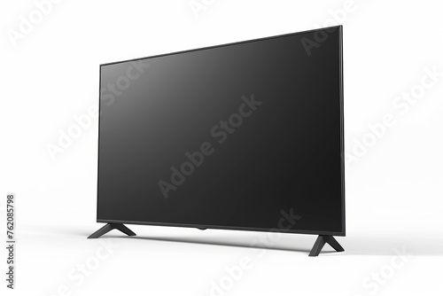 large modern TV on a white background photo