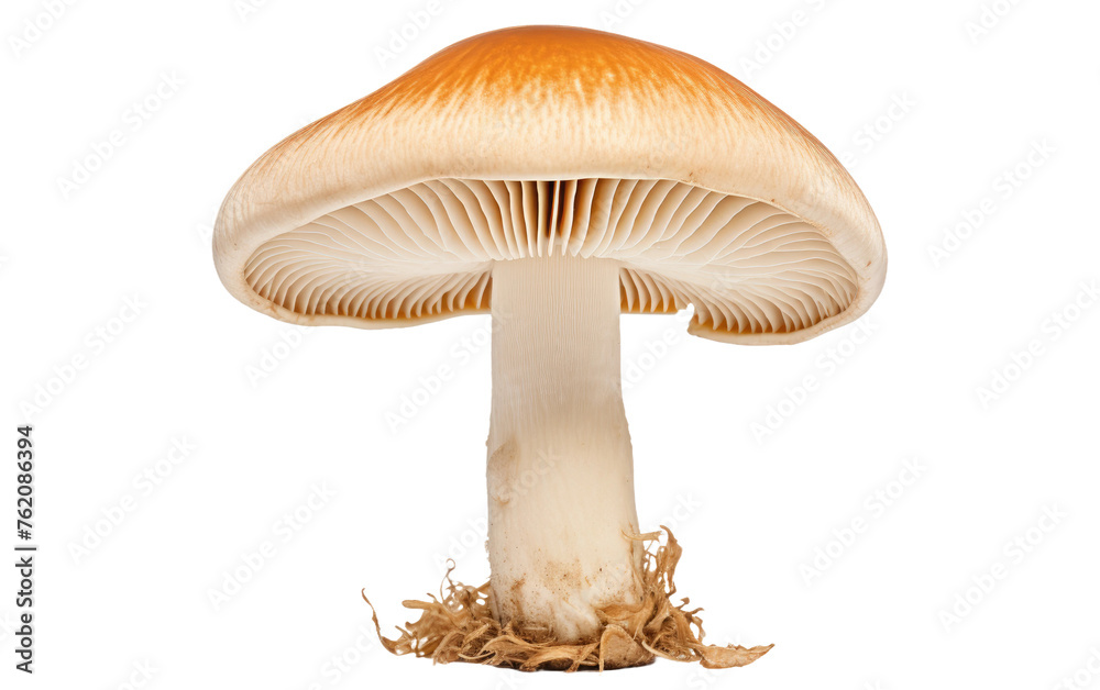 Close Up of Mushroom on White Background. On a White or Clear Surface PNG Transparent Background. Close Up of Mushroom on White Background. On a White or Clear Surface PNG Transparent Background.