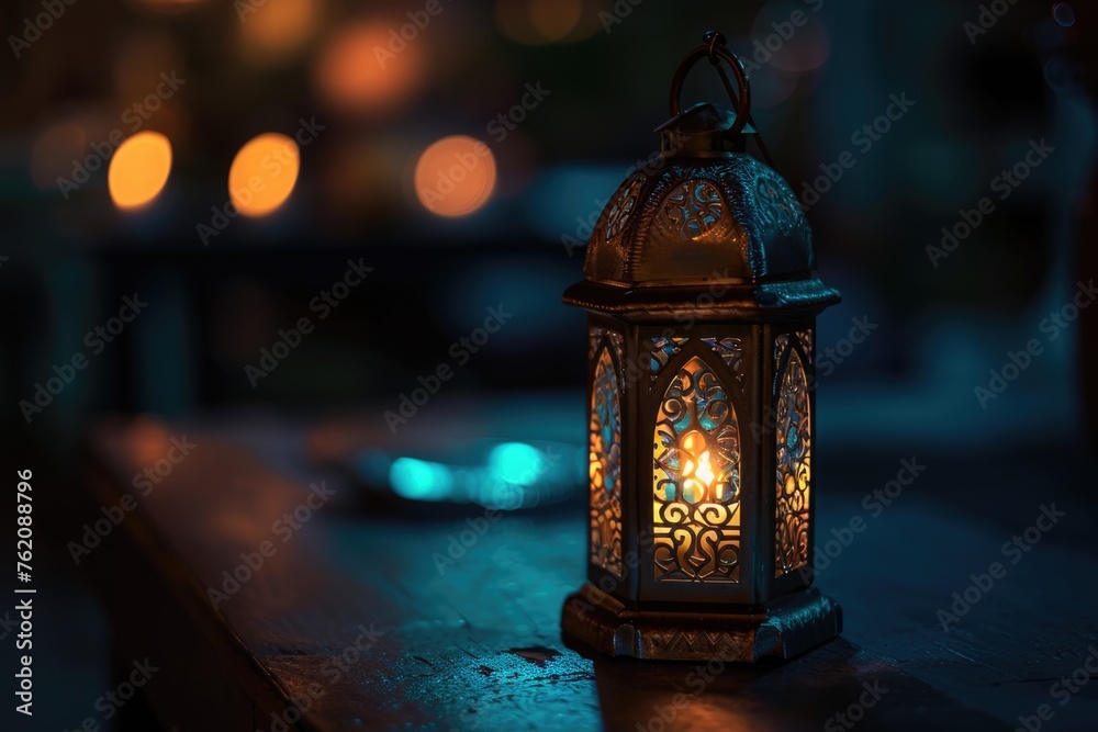 Mystical Light from a Lamp Mystical Light from a Lamp
