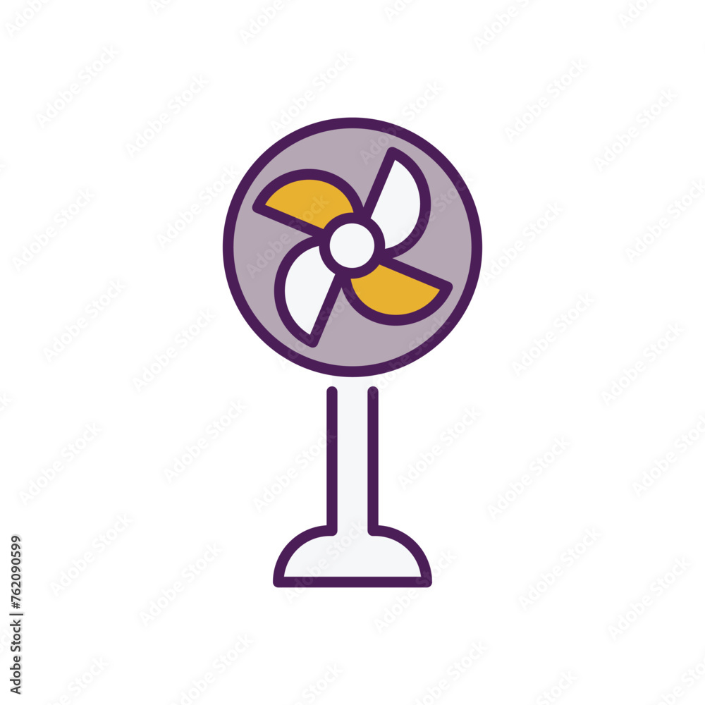 Fan icon editable stock vector stock Fan icon editable stock vector stock